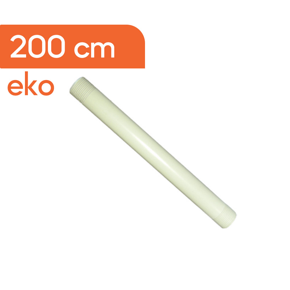 Akplas - PVC 200 Cm Kaval-Eko-Uzatma Borusu-Abot-Sprink-Bağlantı