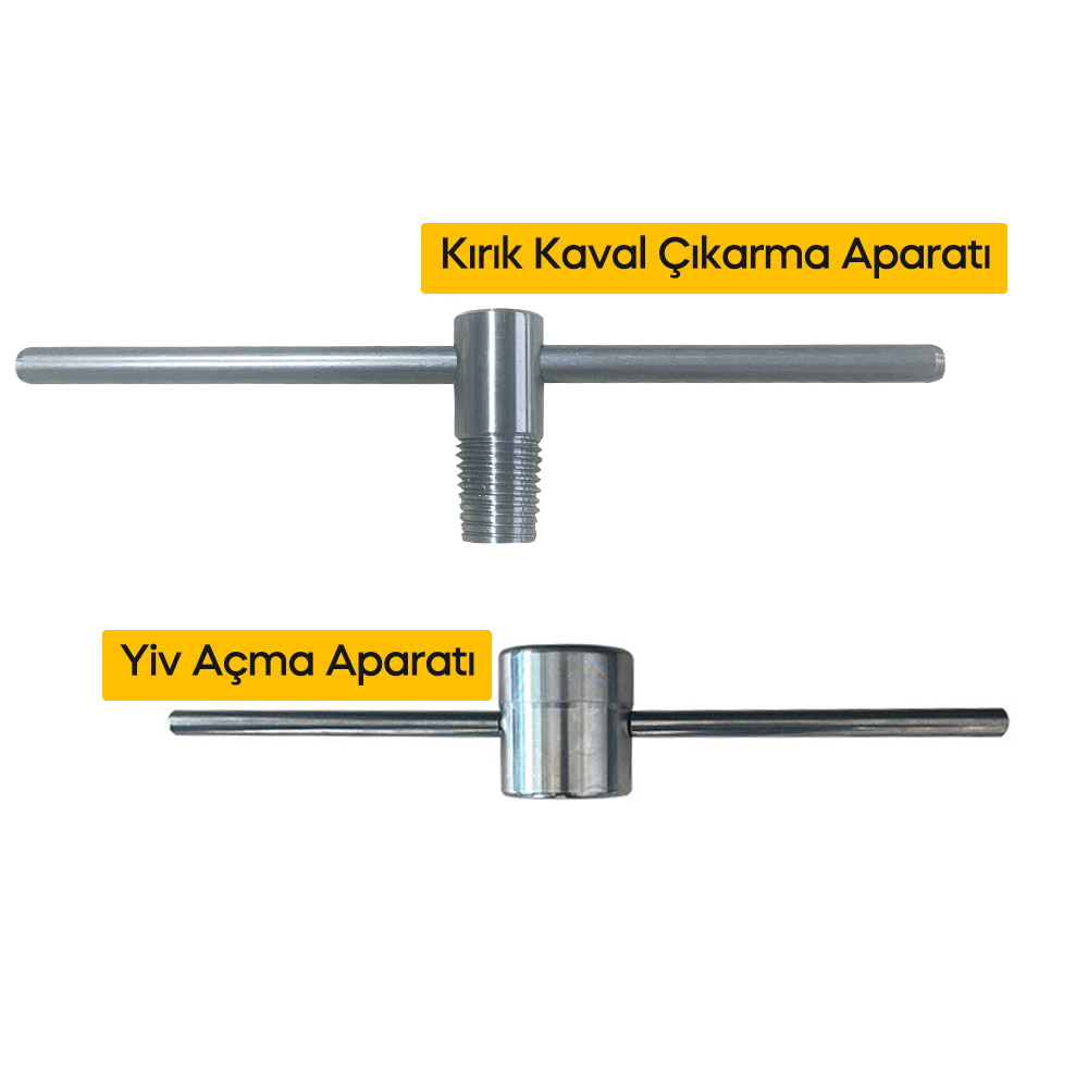 Kırık Kaval Çıkarma Aparatı - Yiv Açma Aparatı SET