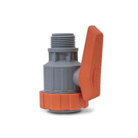 Akplas - Küresel Vana -PVC Boru Bağlantısı