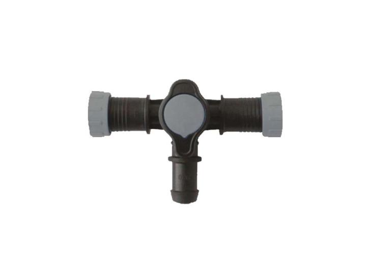 Akplas – Damlama Sulama Sistemleri - Conta Çıkışlı Te Vana 20*20*22