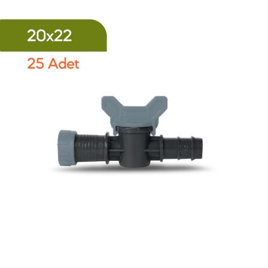 Akplas – Damlama Sulama Sistemleri, Mini Vana  Kurtağzı Yüzüklü, 20*22 25 Adet