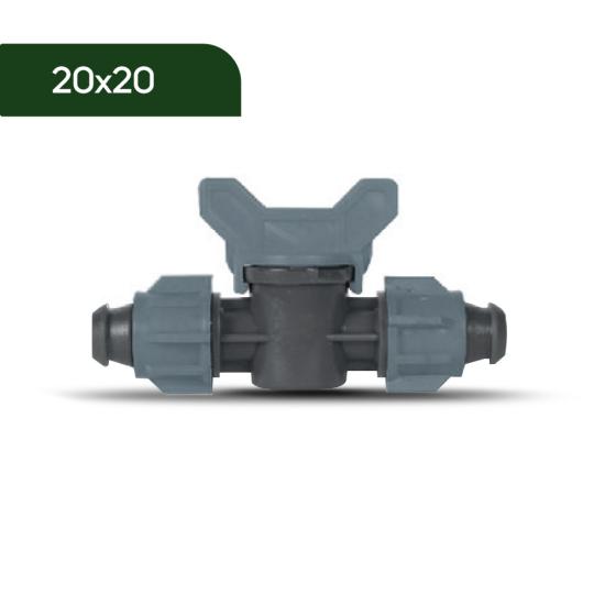 Akplas - Tarımsal ve Damla Sulama Sistemleri - Mini Vana Somunlu 20*20 25 Adet