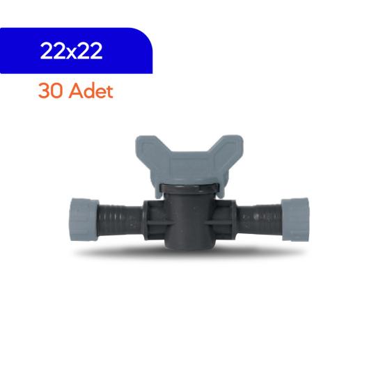 Akplas – Damlama Sulama Sistemleri, Mini Vana Yüzüklü 22*22 - 30 Adet