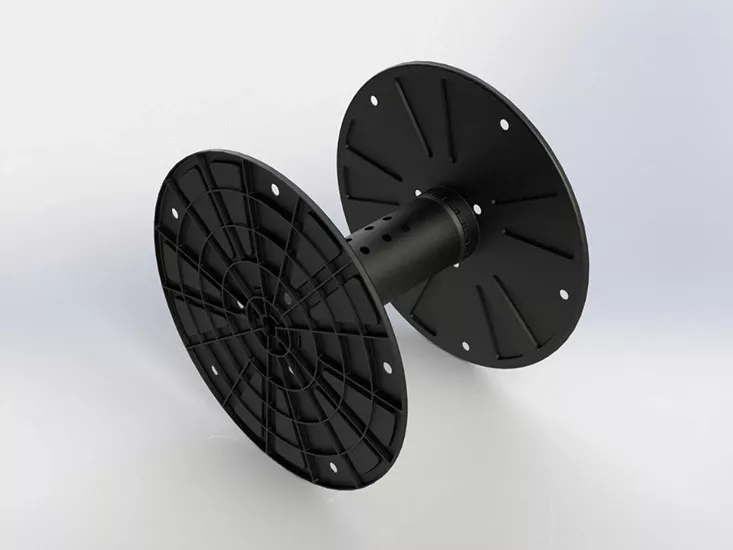 Yassı Hortum Sarma Makarası - Damlama Hortum Toplama Makarası