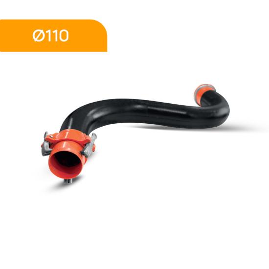 Akplas –Yağmurlama Sulama Sistemleri - Ø110 Mandallı Es Ak - Kelepçeli Yağmurlama Ek Parçaları