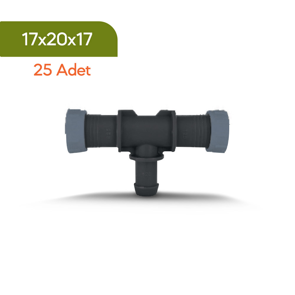 Akplas - Tarım Sulama Sistemleri-Yüzüklü Çıkış Te  17*20*17 25 Adet